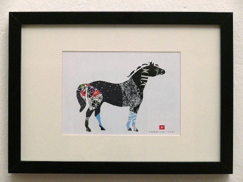 pferd horse rahmen kunstdruck art print