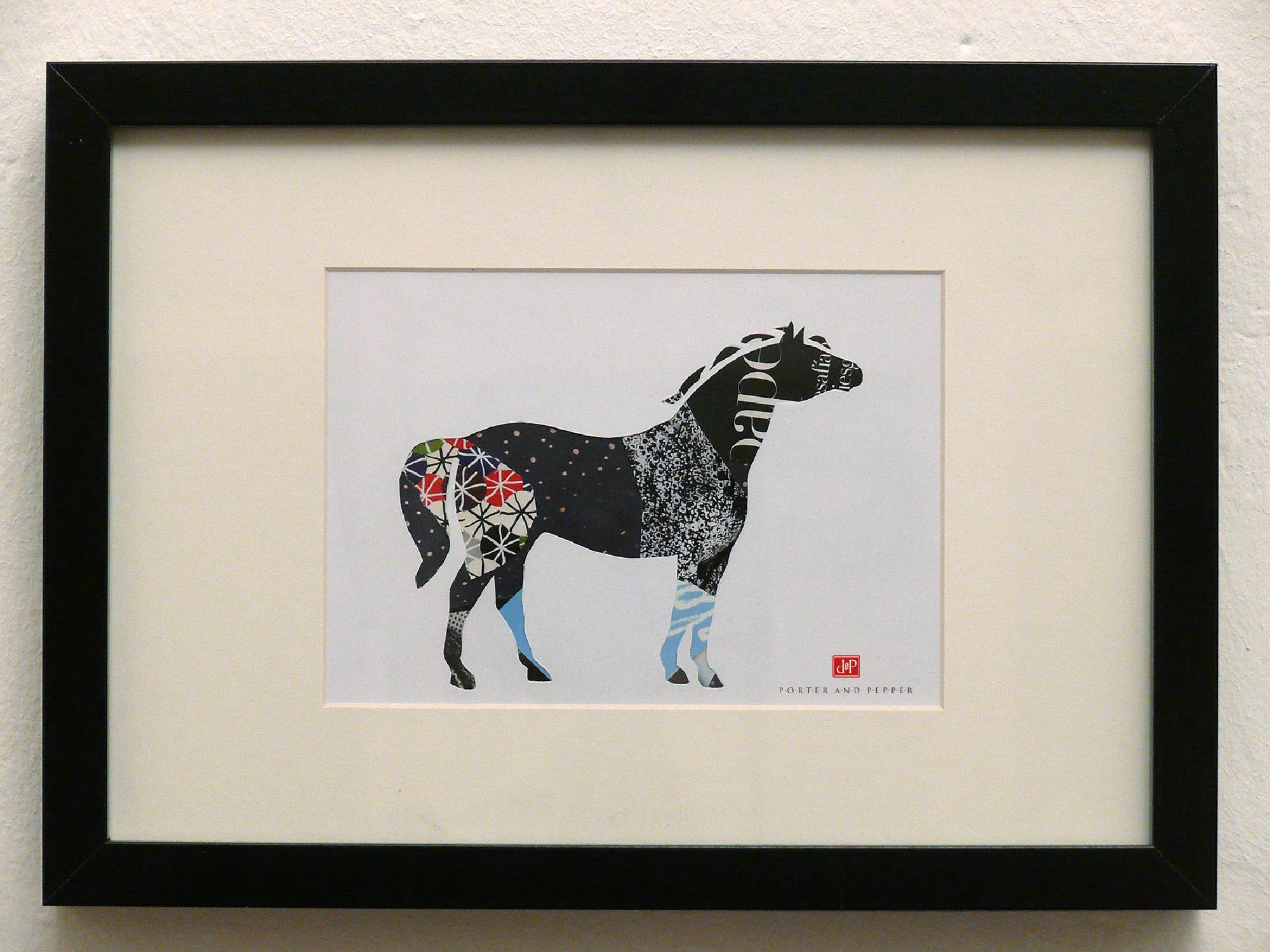 pferd horse rahmen kunstdruck art print