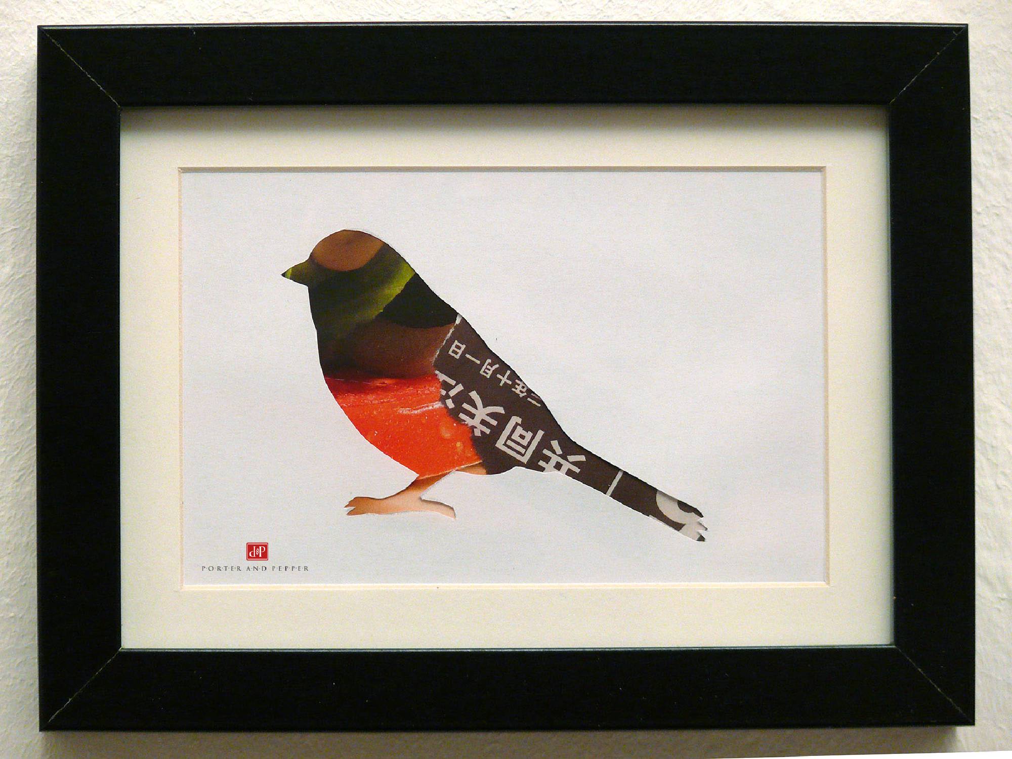 vogel rahmen kunstdruck art print